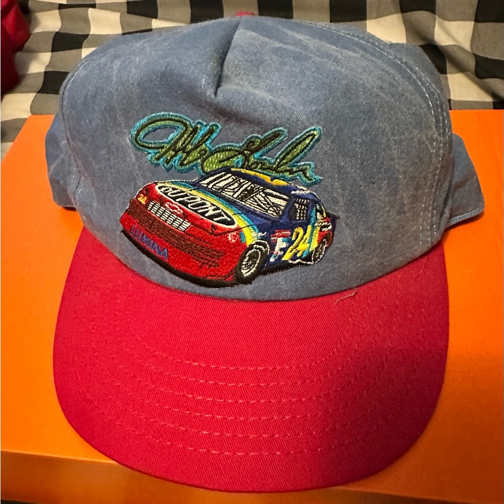 Denim Vintage Jeff Gordan Nascar Trucker Hat
